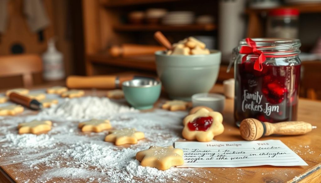 family recipes of Linzer cookies