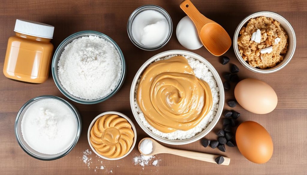 peanut butter cookie ingredients