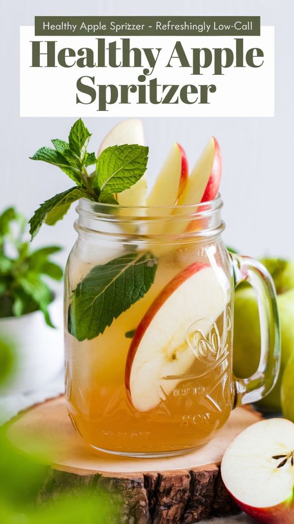 Apple Spritzer Mocktail Recipe