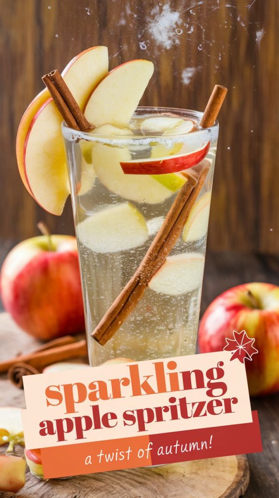 Apple Spritzer Mocktail Recipe