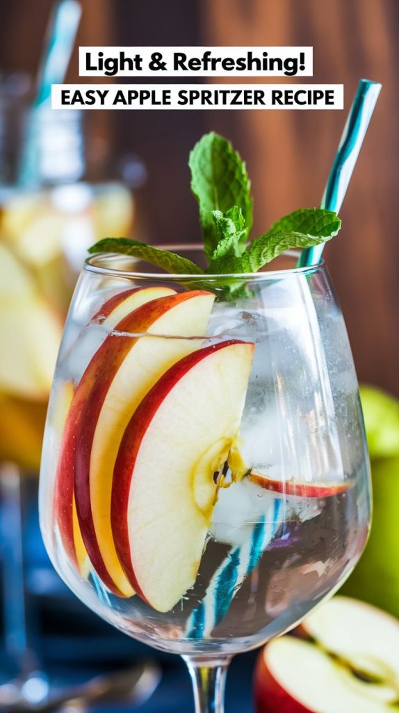 Apple Spritzer Mocktail Recipe