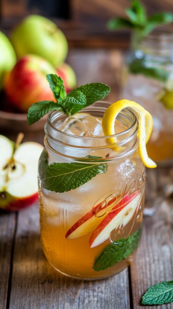 Apple Spritzer Mocktail Recipe