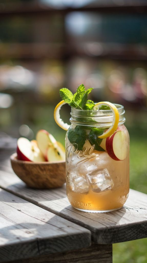 Apple Spritzer Mocktail Recipe