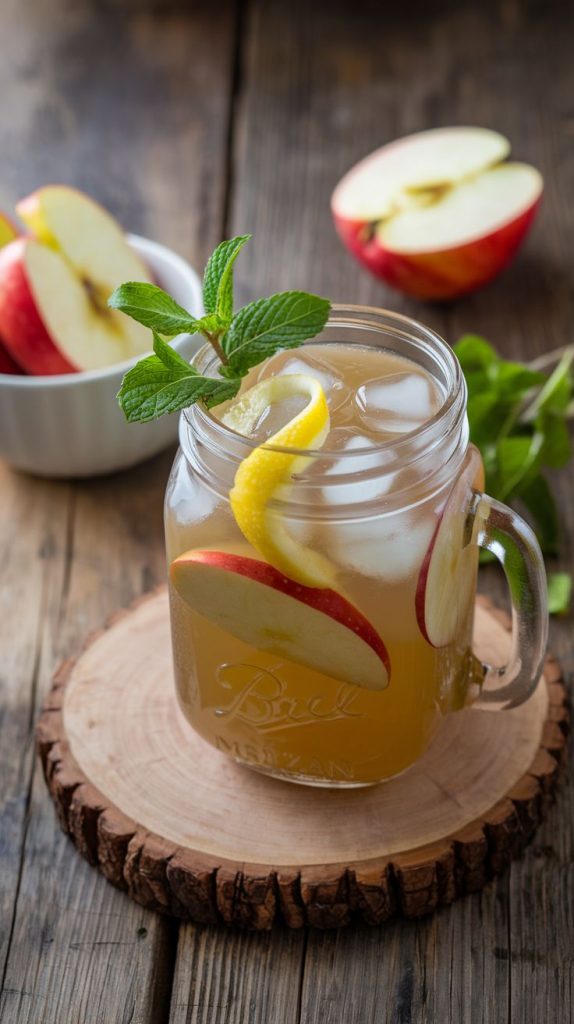 Apple Spritzer Mocktail Recipe