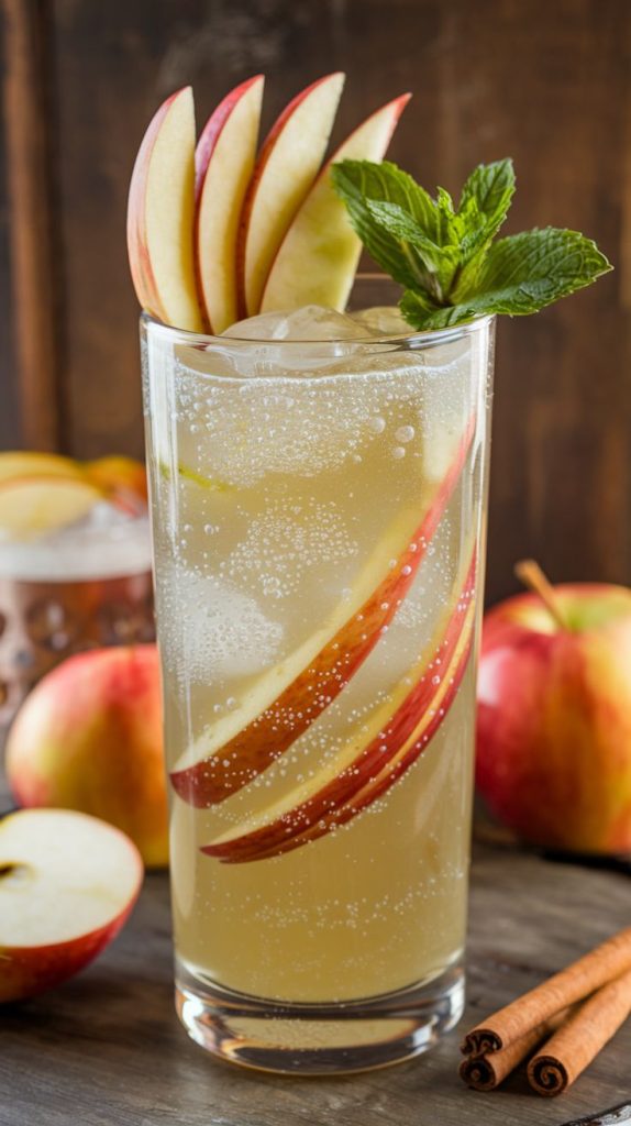 Apple Spritzer Mocktail Recipe