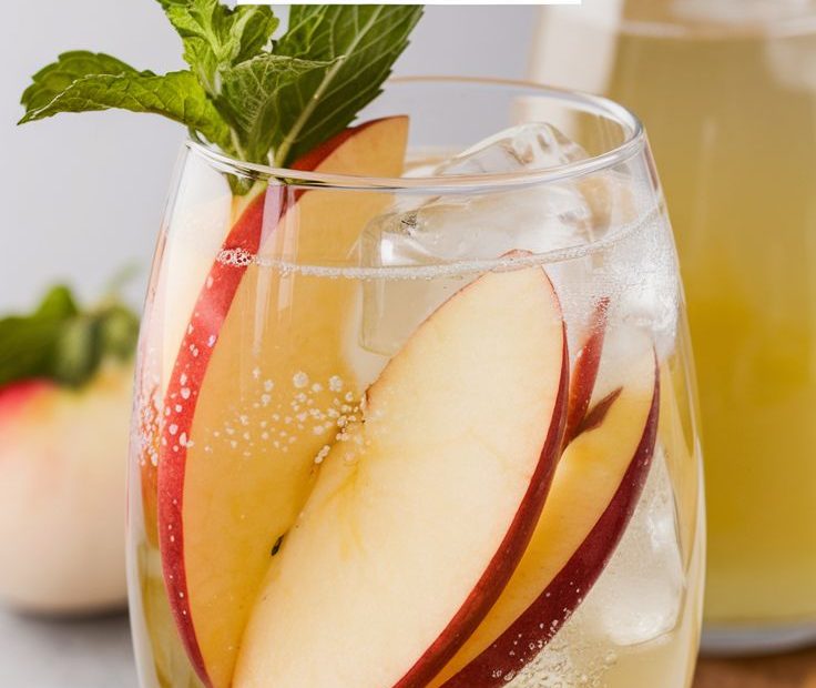 Apple Spritzer Mocktail Recipe