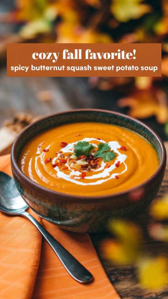 Butternut Squash Sweet Potato Soup