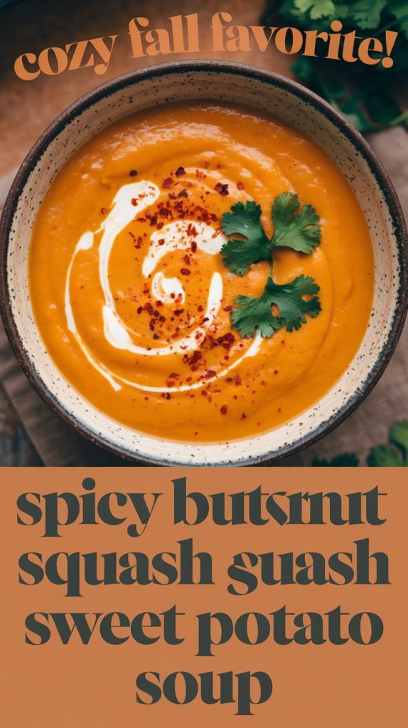 Butternut Squash Sweet Potato Soup