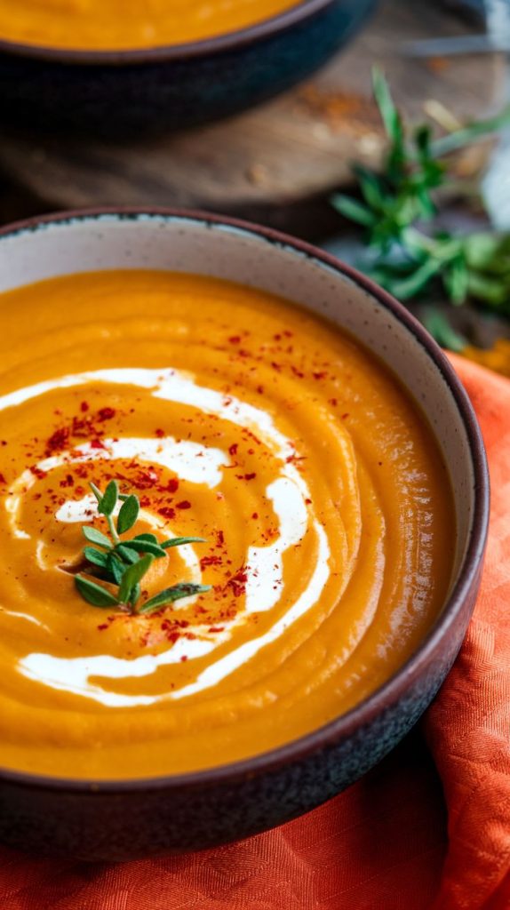 Butternut Squash Sweet Potato Soup