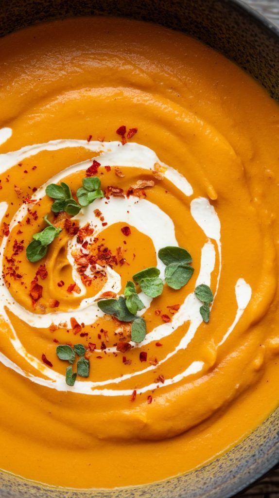 Butternut Squash Sweet Potato Soup