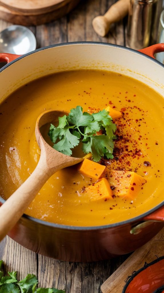 Butternut Squash Sweet Potato Soup