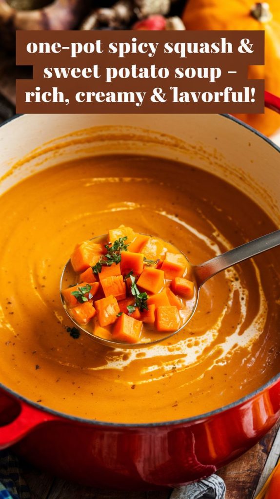 Butternut Squash Sweet Potato Soup