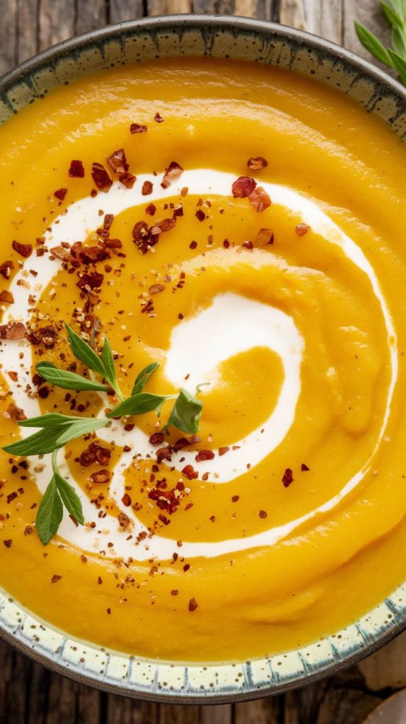 Butternut Squash Sweet Potato Soup