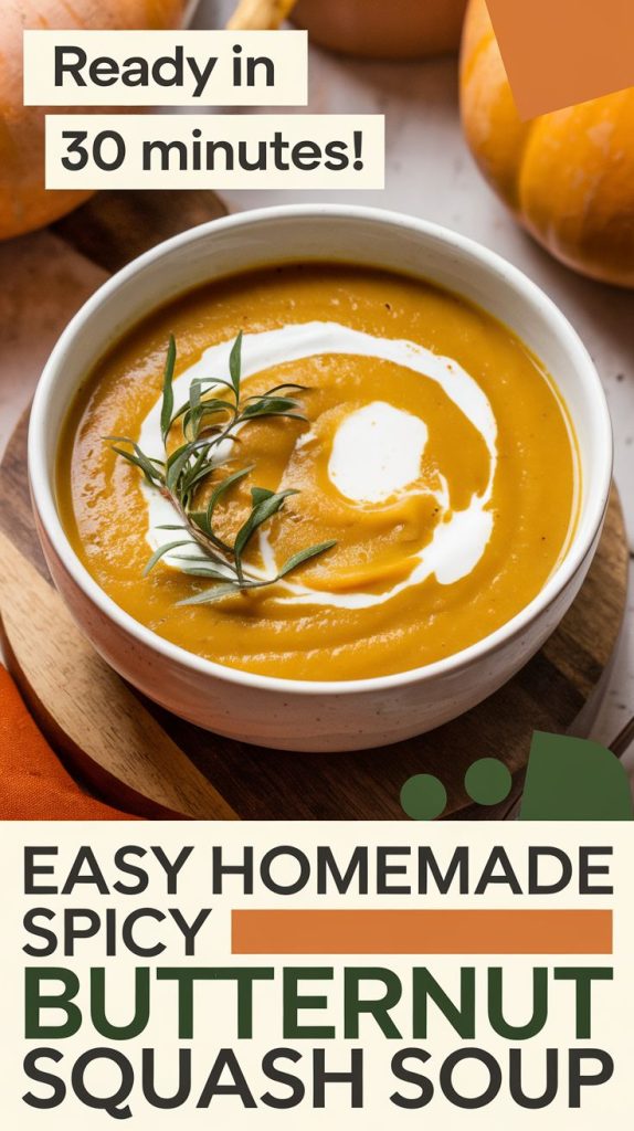 Butternut Squash Sweet Potato Soup