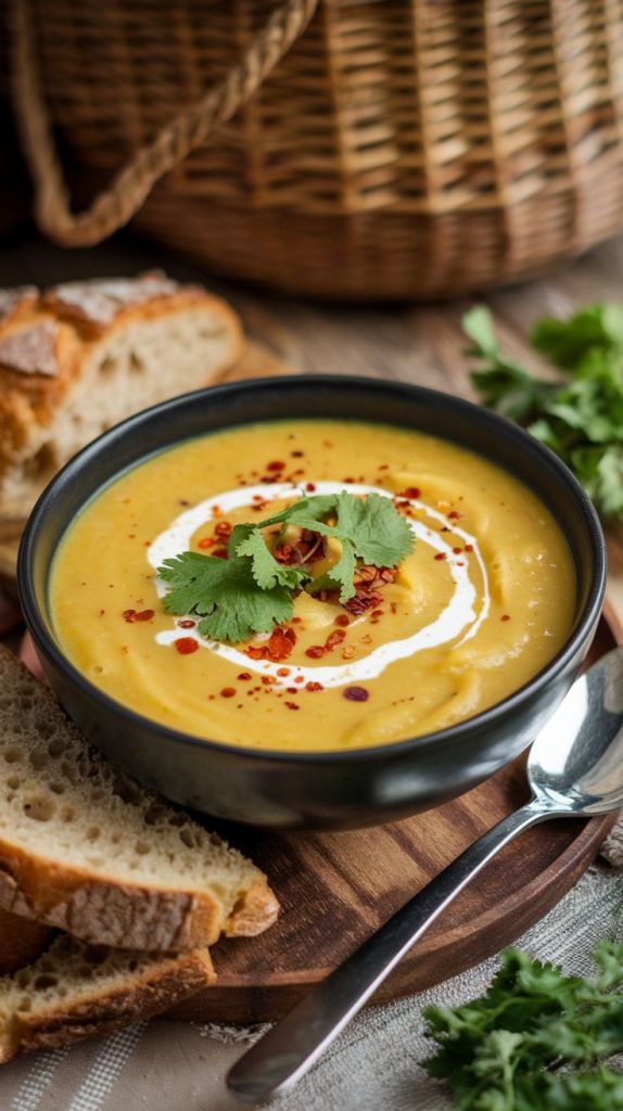 Butternut Squash Sweet Potato Soup