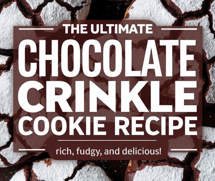 Chocolate Crinkle Cookies Recipe