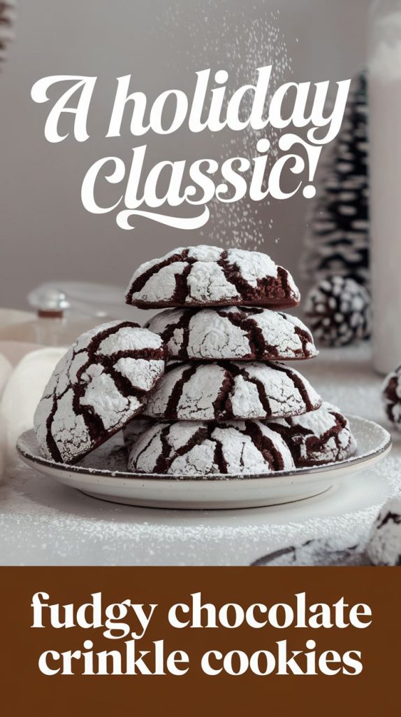 Chocolate Crinkle Cookies Recipe