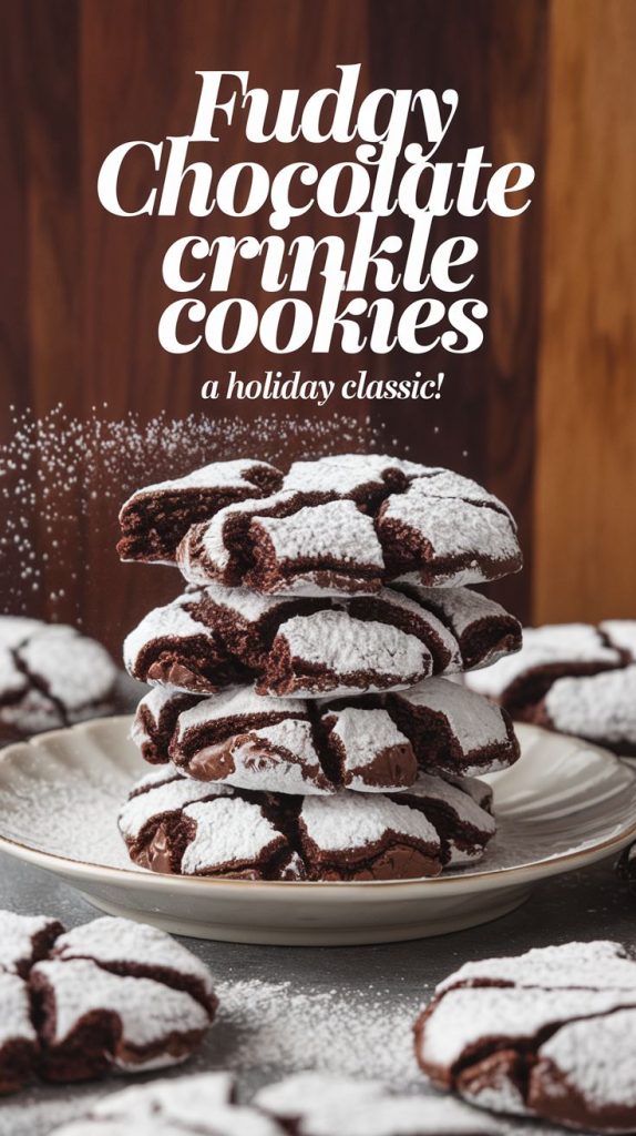 Chocolate Crinkle Cookies Recipe