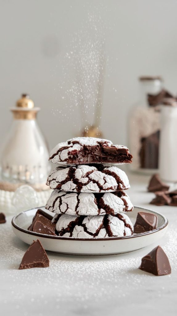 Chocolate Crinkle Cookies Recipe