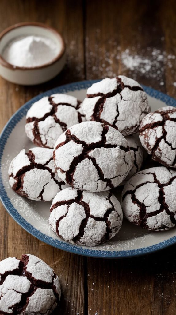 Chocolate Crinkle Cookies Recipe