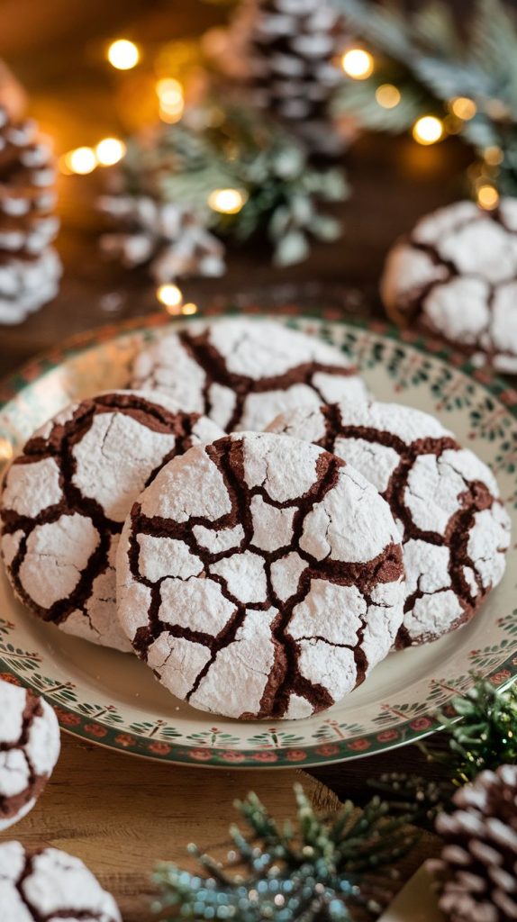 Chocolate Crinkle Cookies Recipe