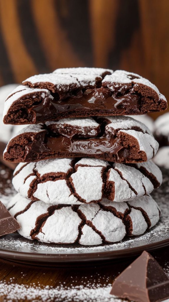 Chocolate Crinkle Cookies Recipe