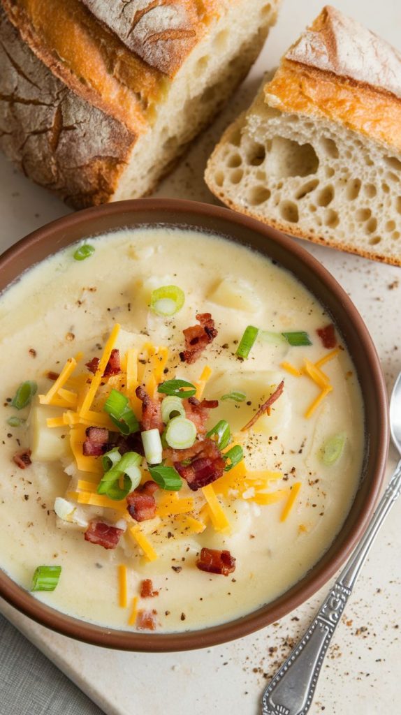 Creamy Baked Potato Soup Recipe