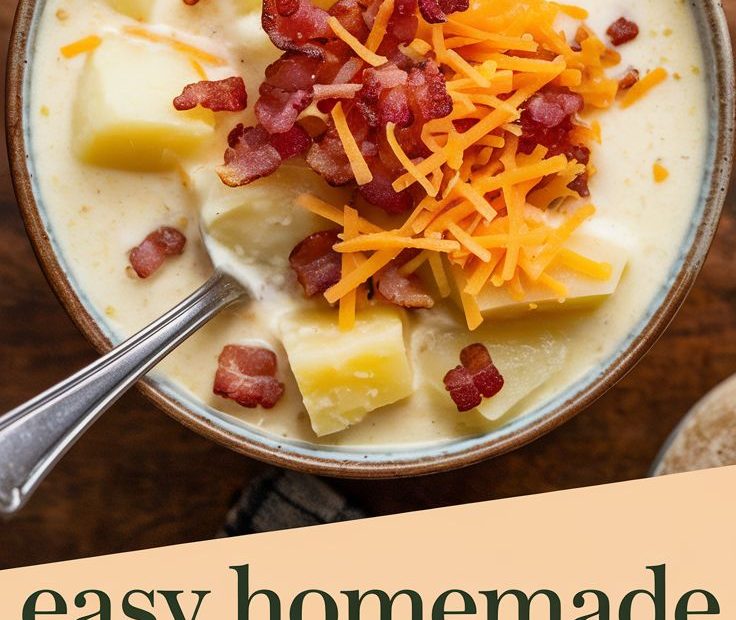 Creamy Baked Potato Soup Recipe