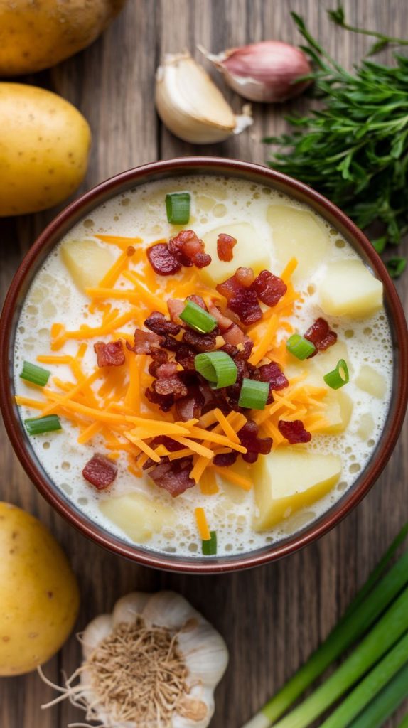 Creamy Baked Potato Soup Recipe