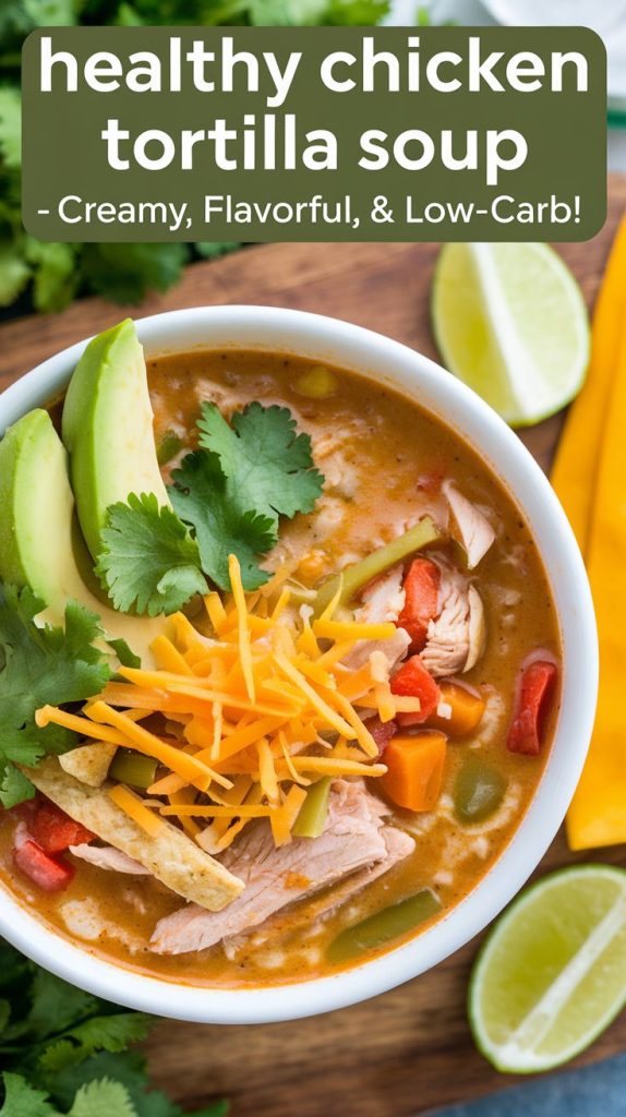 Creamy Chicken Tortilla Soup Recipe