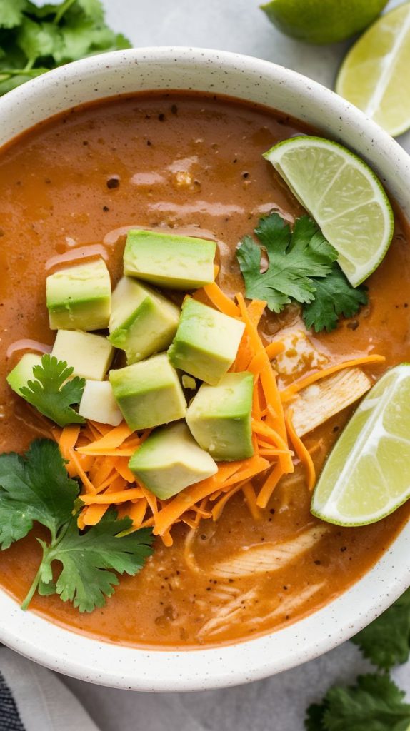 Creamy Chicken Tortilla Soup Recipe