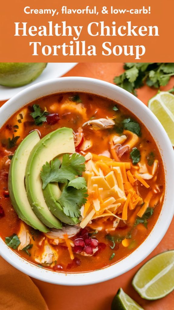 Creamy Chicken Tortilla Soup Recipe