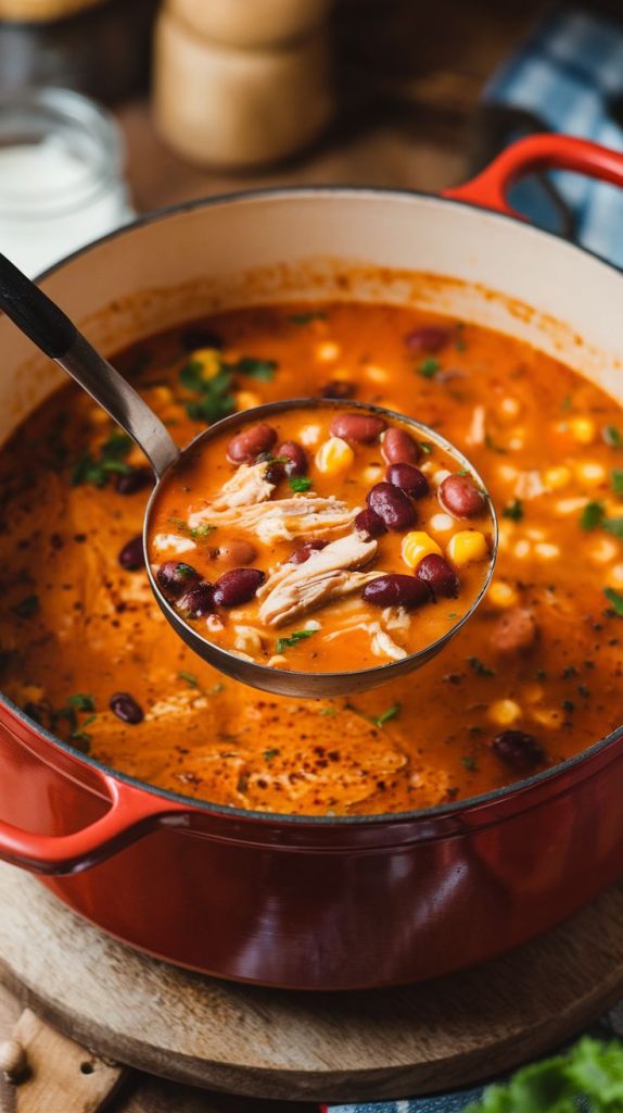 Creamy Chicken Tortilla Soup Recipe