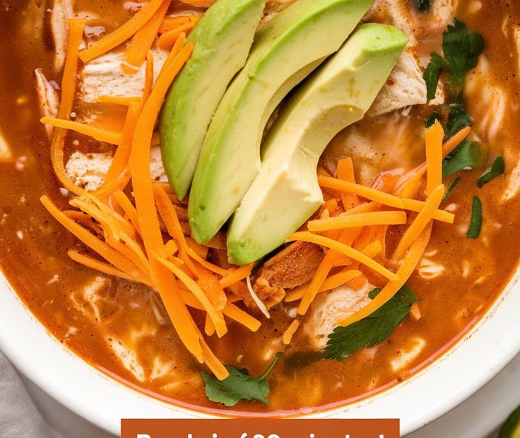 Creamy Chicken Tortilla Soup Recipe