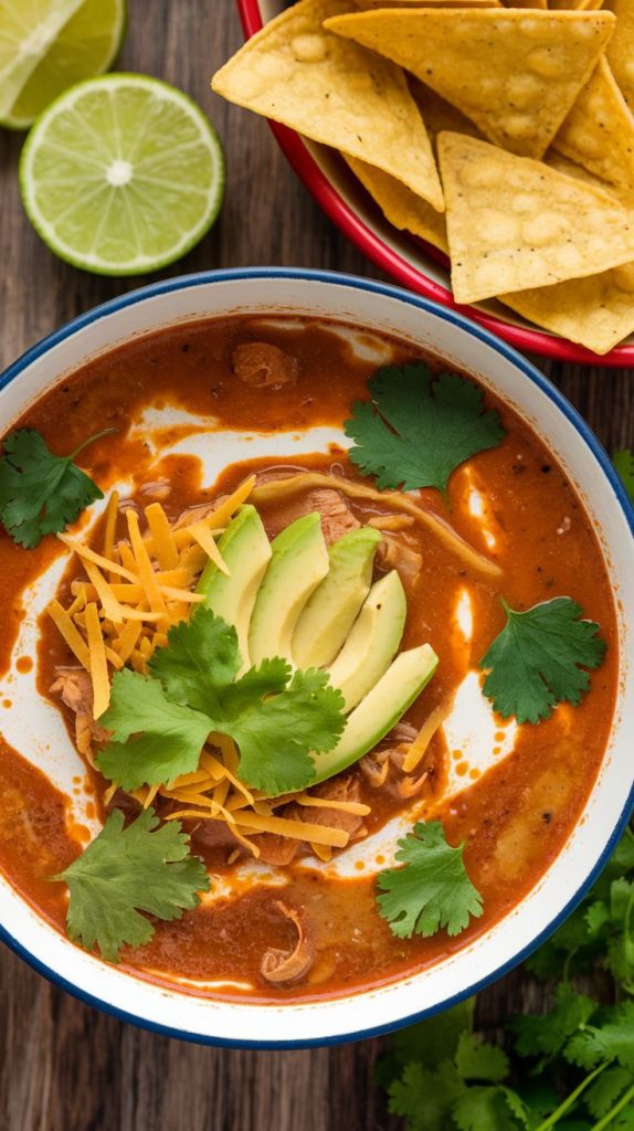 Creamy Chicken Tortilla Soup Recipe