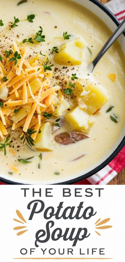 Creamy Homemade Potato Soup Recipe