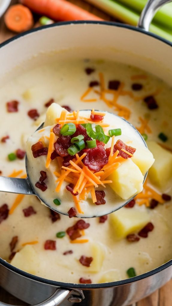 Creamy Homemade Potato Soup Recipe