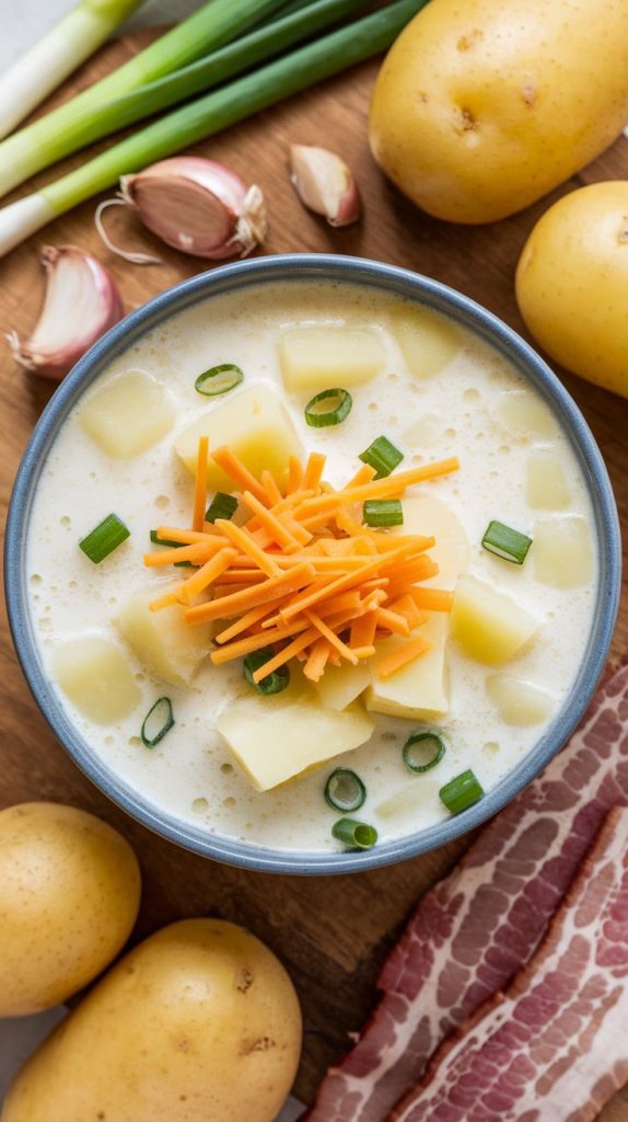 Creamy Homemade Potato Soup Recipe