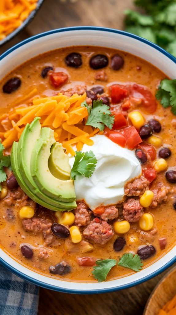 Creamy Taco Soup Recipe