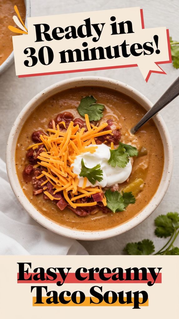 Creamy Taco Soup Recipe