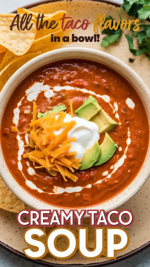 Creamy Taco Soup Recipe