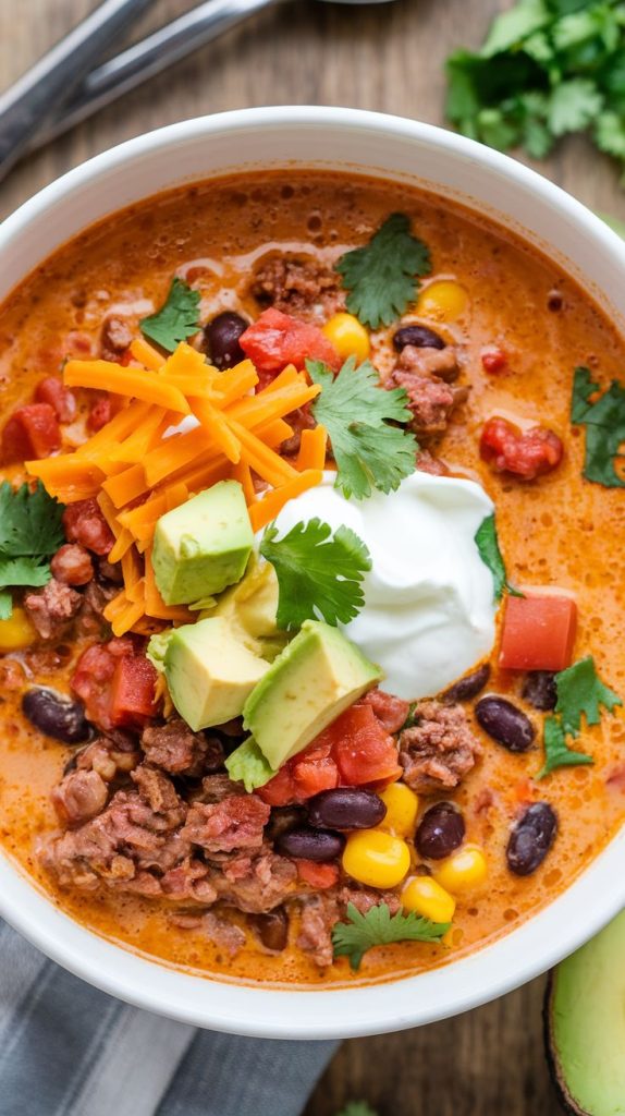 Creamy Taco Soup Recipe