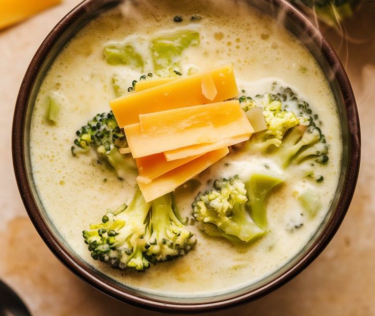 Easy Broccoli Cheese Soup Recipe