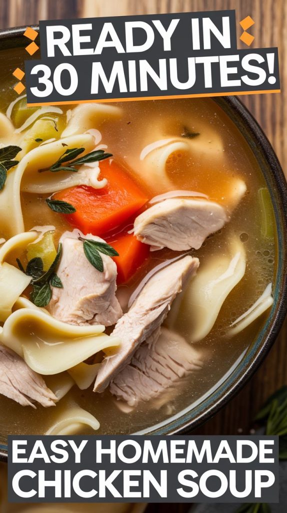 Easy Homemade Chicken Soup Recipe