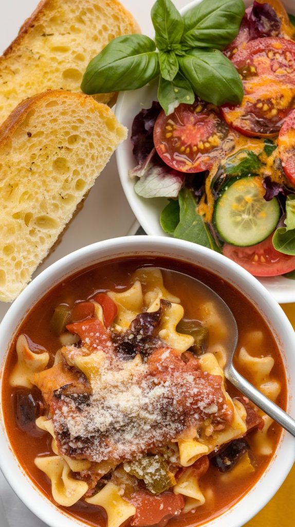 Easy Homemade Lasagna Soup Recipe