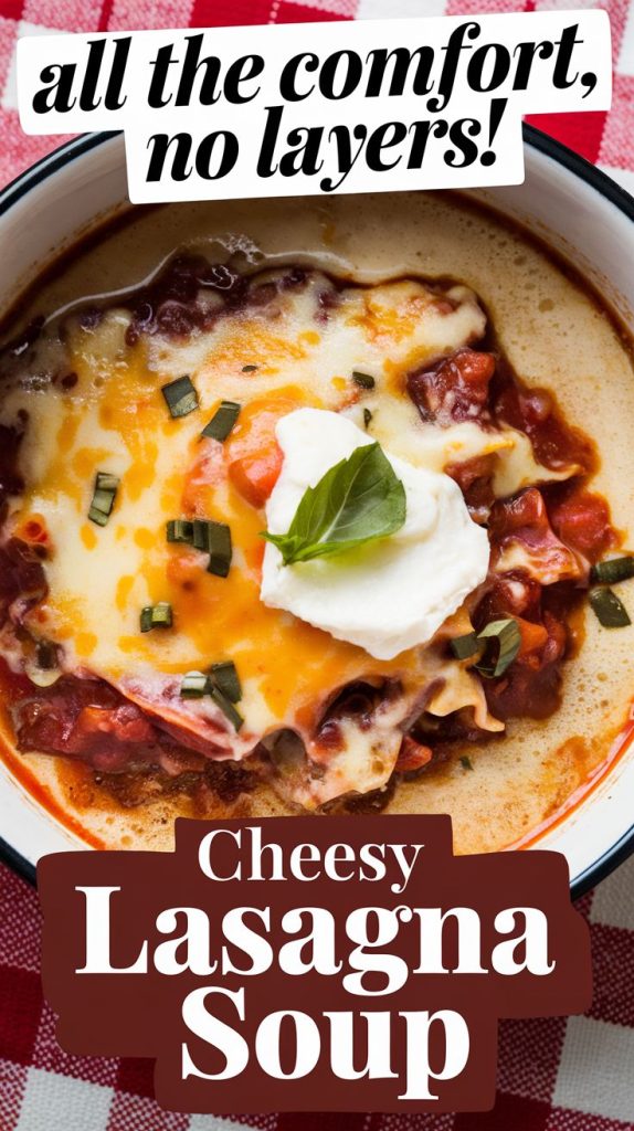 Easy Homemade Lasagna Soup Recipe