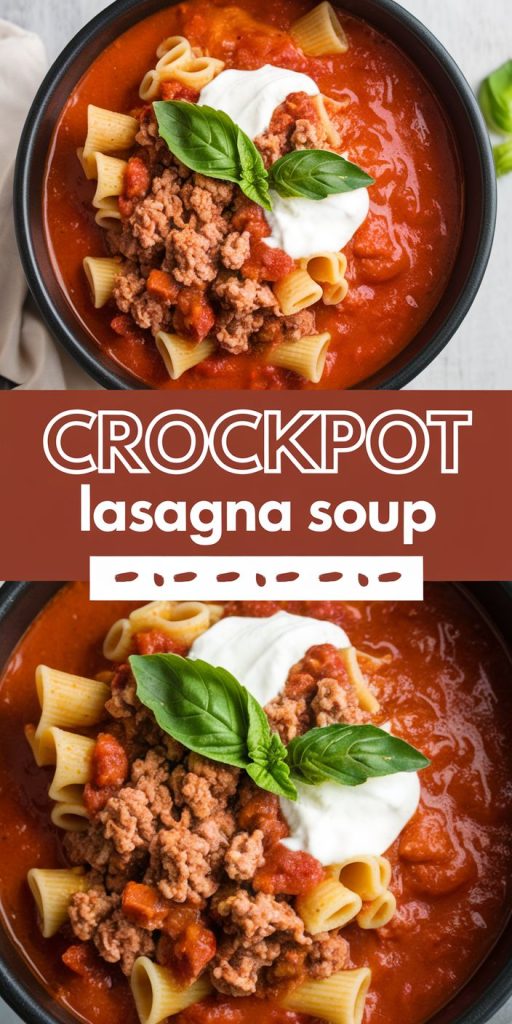 Easy Homemade Lasagna Soup Recipe