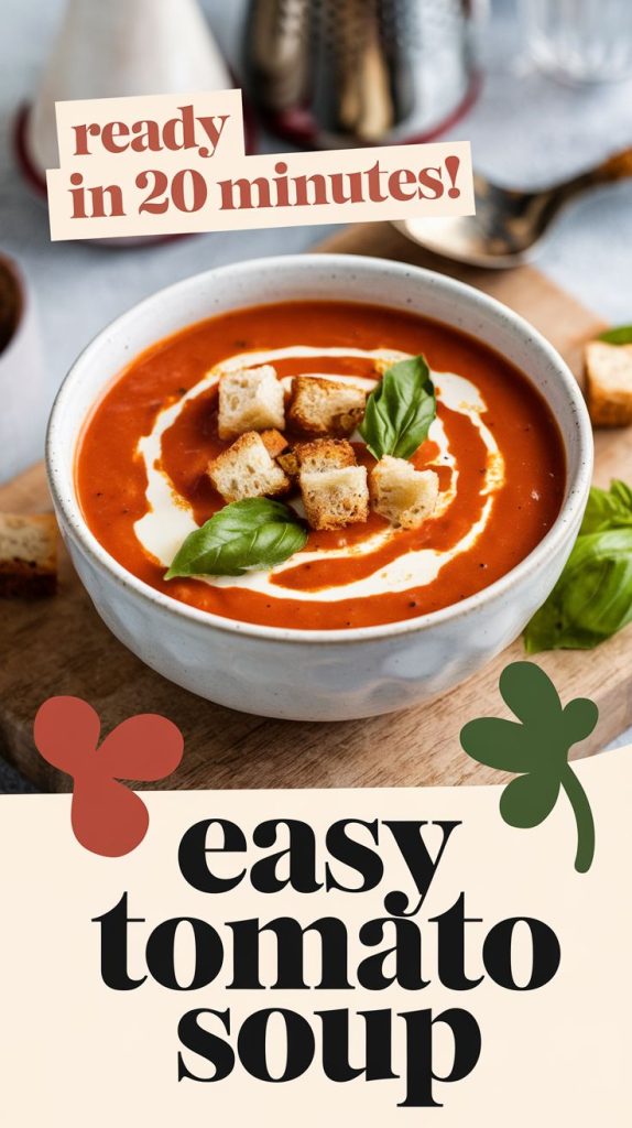 Easy Homemade Tomato Soup Recipe