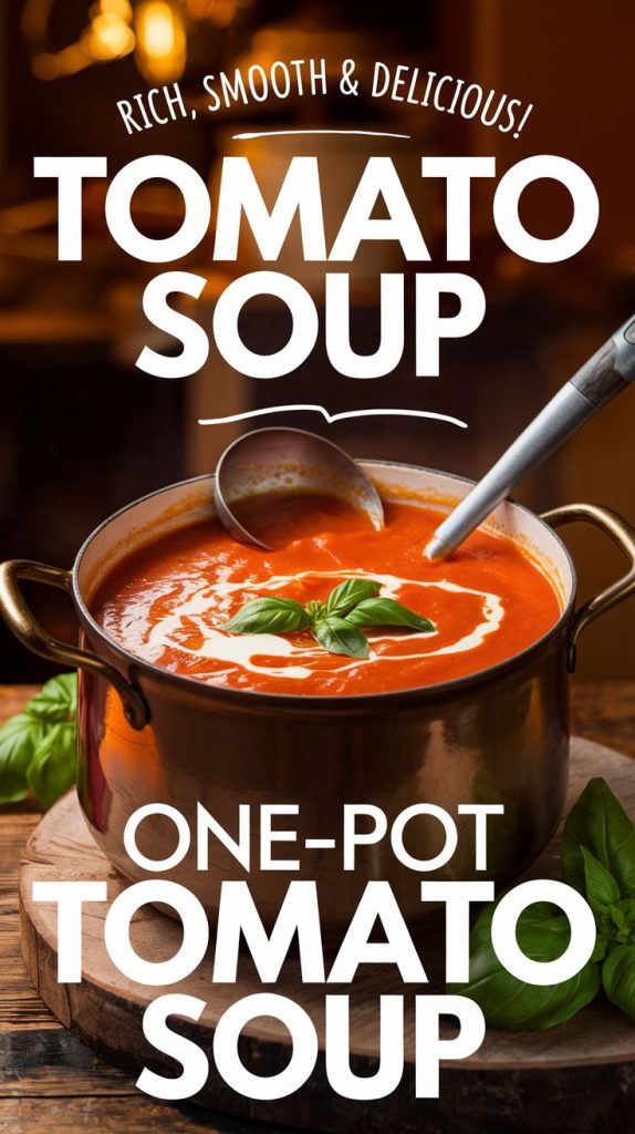 Easy Homemade Tomato Soup Recipe