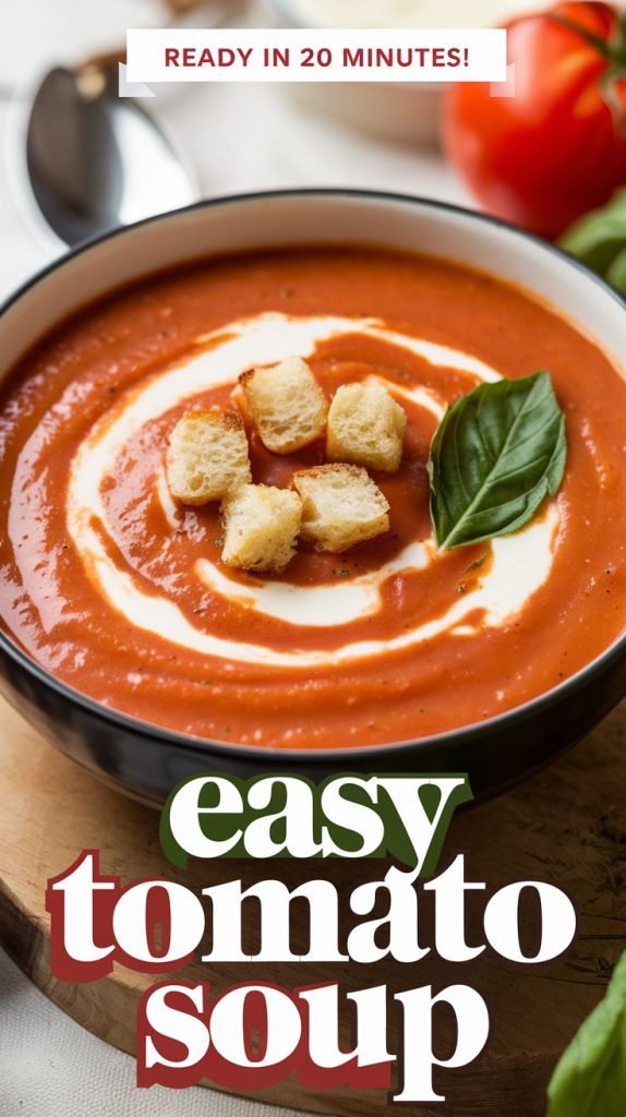 Easy Homemade Tomato Soup Recipe